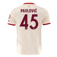 Dres Bayern Munich Aleksandar Pavlovic #45 Rezervni 2024-25 Kratak Rukav